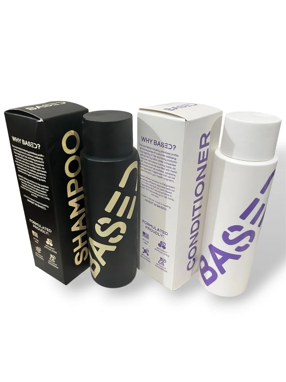 BASED BODYWORKS Tallow Moisturizer Grooming Kit Shampoo Conditioner Skincare NWT